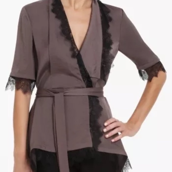 bcbg wrap top